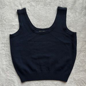 St. John basics navy blue tank Small